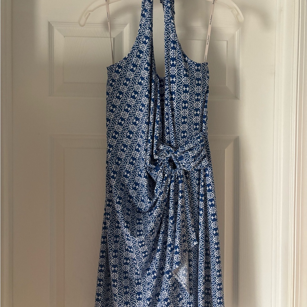 Tommy Bahama Blue and White Clara Dress